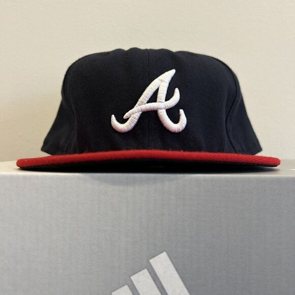 Atlanta Braves New Era Cool Base Official On-Field Cap Fitted Size 8 3/4 59FIFTY - Picture 2 of 9